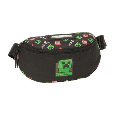 Heuptas Minecraft Zwart 23 x 14 x 9 cm