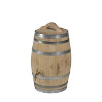 Houten regenton kastanje 50 l Buitengewoon de Boet - Buitengewoon de boet - thumbnail