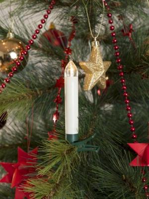 Konstsmide LED Kerstboomverlichting Batterijwerking Kerstboomlampjes Warmwit Konstsmide LED Kerstboomverlichting Batterijwerking Kerstboomlampjes Warmwit