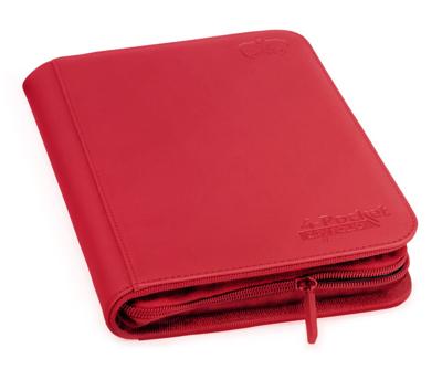 Ultimate Guard Zipfolio 160 8-Pocket Xenoskin - Red