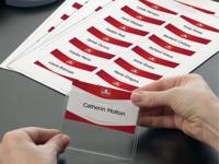 Avery-Zweckform L4727-20 Insteekplaatje naamplaatje 90 mm x 54 mm Wit - thumbnail