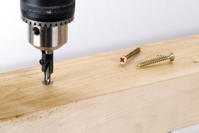 Wolfcraft Voorboor | Met verzinkboor | 6-kant | Ø4,5-12mm | 1 stuk - 2545000