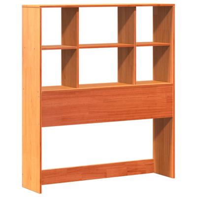 Bedframe zonder matras massief grenenhout wasbruin 120x190 cm - thumbnail