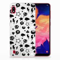 Silicone Back Case Samsung Galaxy A10 Silver Punk - thumbnail