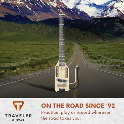 Traveler Guitar Ultra-Light Electric Maple Natural met gigbag Traveler Guitar Ultra-Light Electric Maple Natural met gigbag