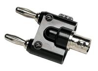 Fluke BP880 Meetadapter BNC-bus - Bananenstekker 4 mm Stapelbaar Zwart - thumbnail
