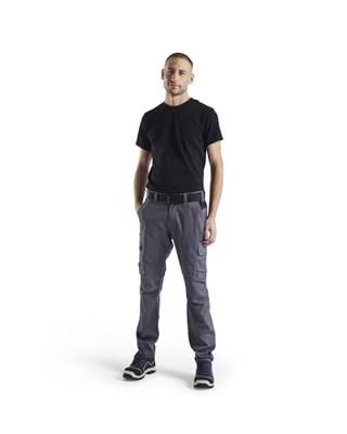 Blåkläder Industrie werkbroek stretch 14441832 | Medium Grijs/Zwart | Maat 62 - 7330509756829