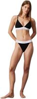 Calvin Klein Triangle Bralette dames - Unlined - Bh zonder beugel - Triangle bh - Katoen modal - M - Zwart - M - M - M - M - M - M - M - M - thumbnail