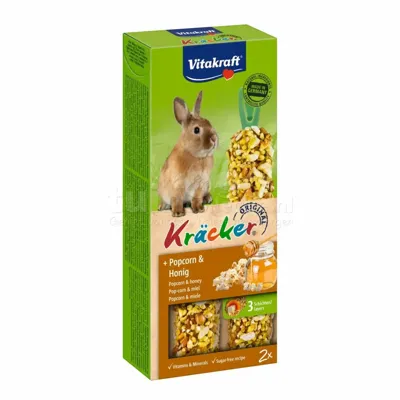 Vitakraft Kräcker Konijn Popcorn en Honing