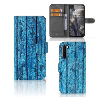 OnePlus Nord | Book Style Case | Wood Blue