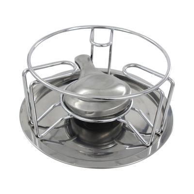 Rechaud chroom met brander Rechaud chroom met brander