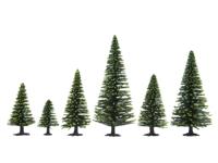 NOCH Hobby 32825 Set bomen Spar 35 tot 90 mm Donkergroen 25 stuk(s) - thumbnail