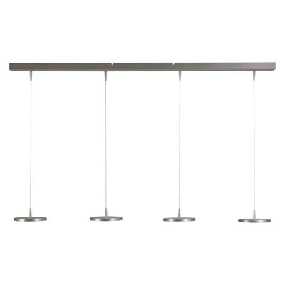 Masterlight Strakke design eettafellampDenia 2 4-lichts nikkel mat - 2082-37-130-4-DW