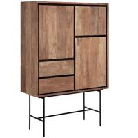 DTP Home Opbergkast 'Metropole' Teakhout, 150 x 100cm - thumbnail