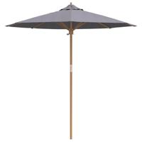 Tuinparasol Donkergrijs 217 x 217 x 230 cm Bamboe - thumbnail