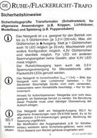 Kahlert Licht 60975 Verlichtingstransformator 230 V Met flakkerende verlichting - thumbnail