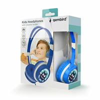 Koptelefoon voor kinderen GEMBIRD volumeregeling blauw - thumbnail