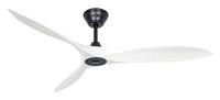 CasaFan ECO AIRSCREW 152 MS-MW Plafondventilator 28 W (Ø x h) 1520 mm x 275 mm Zwart (mat) Met afstandsbediening, Met wintermodus - thumbnail