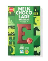 HEMA Chocoladeletter melk hazelnoot E 140g - thumbnail