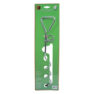 Draaipen verchroomd 43cm Draaipen verchroomd 43cm