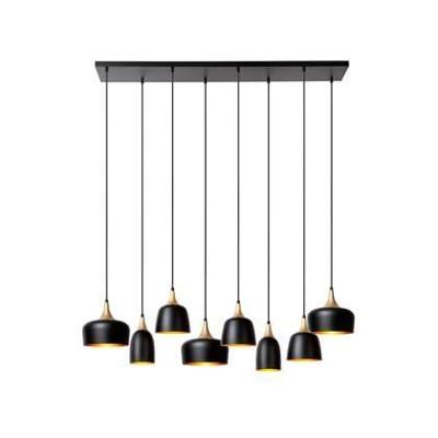Lucide CHAYANNE - Hanglamp - 8xE14 - Zwart