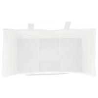 VidaXL Papieren zakken 250 st met hengsels 21x11x28 cm wit - thumbnail