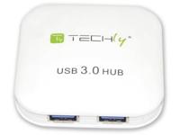 TECHly IUSB3-HUB4-WH 1+4 poort 3.2 Gen 1-hub (USB 3.0) wit - thumbnail