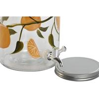 Water automaat Home ESPRIT Geel Metaal Siliconen Kristal ABS 18 x 24 x 30,5 cm - thumbnail