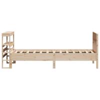 Bedframe zonder matras massief grenenhout 75x190 cm - thumbnail