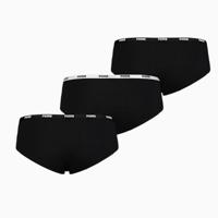 3-Pack dames Hipsters - Zwarte Katoenen dames onderbroeken - Shorts - thumbnail