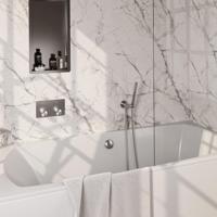 Inbouwthermostaat set Brauer Carving Met Drukknoppen Incl Baduitloop en Afvoer RVS (Keuze Handdouche) - thumbnail