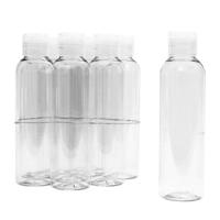 Pet flacon 100ml met klapdop 10 Stuks - thumbnail