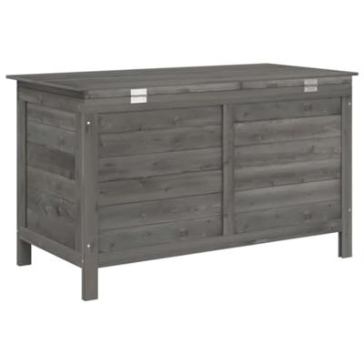 Tuinbox 99x49,5x58,5 cm massief vurenhout antracietkleurig
