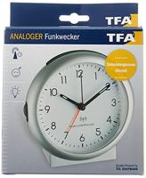 TFA Dostmann 98.1036 Wekker Zendergestuurd Zilver - thumbnail