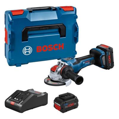 Bosch Professional GWX 18V-15 PSC Accu Haakse Slijper 125mm 18V 8.0Ah in L-Boxx - 06019H6G01