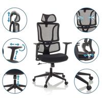 MyBuero Bureaustoel Ergomy (Zwart) - thumbnail