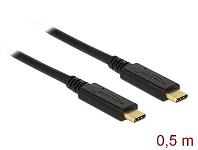 DeLock 83042 USB 3.1 Gen 2 10Gbps 100W USB Type-C 0.5m