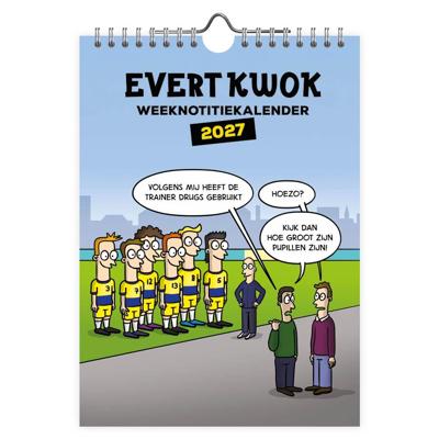 Evert Kwok Weeknotitiekalender 2027 Pupillen