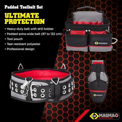 C.K MA2738 Gereedschapsgordel (zonder inhoud) 1 stuks C.K MA2738 Gereedschapsgordel (zonder inhoud) 1 stuks