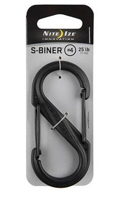 NITE Ize NI-SBP4-03-01BG Karabijn S-Biner Gr. 4 88 mm x 38 mm x 8 mm 1 stuk(s) NITE Ize NI-SBP4-03-01BG Karabijn S-Biner Gr. 4 88 mm x 38 mm x 8 mm 1 stuk(s)