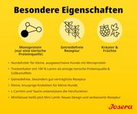 JOSERA Mini Lamb - droog hondenvoer - 3kg - thumbnail