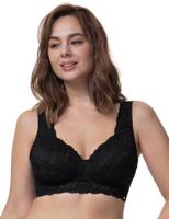 Kanten Bralette - Zonder beugel - Aina - Niet gevulde bh zonder beugel - Grote maten bralette - thumbnail