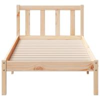 Bedframe extra lang zonder matras massief grenenhout 100x210 cm - thumbnail