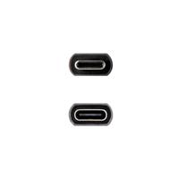 NANOCABLE 10.01.4402 - USB 3.2 Gen2 x 2 20 Gbps 3A-kabel, 4K/60Hz, USB-C mannelijk naar USB-C aansluiting, zwart, 2m - thumbnail