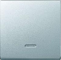 Merten 431060 Wisselschakelaar Afdekking System M Aluminium 1 stuk(s) - thumbnail