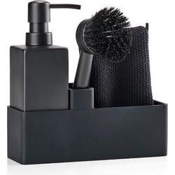 Zone - Solo - Keukenset Zwart 4-dlg