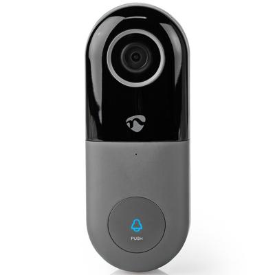 Nedis WIFICDP10GY Wi-fi Smart Videodeurbel Bediening Via App Microsd-sleuf Hd 720p