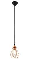 Eglo HanglampTarbes 17cm koper - 94193 - thumbnail