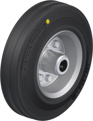Blickle VE 125/12R-EL Wiel met hoog draagvermogen Wieldiameter: 125 mm Draagvermogen (max.): 100 kg 1 stuk(s)