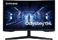 Samsung Odyssey G5 Gaming Monitor (LC27G55TQWRXEN) Monitor Zwart - thumbnail